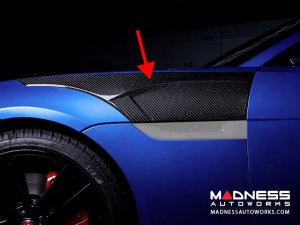 Jaguar F-TYPE Exterior Trim - Side Fender Panel Trim Kit - Carbon Fiber